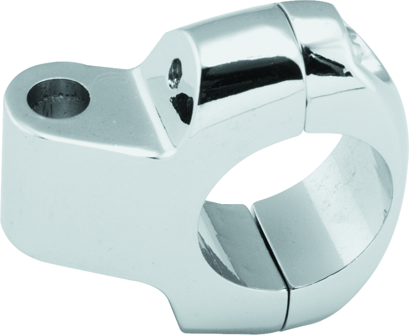 Bikers Choice Chrome Custom Mirror Clamp For 1 Inch Bar Universal Side Mirrors Bikers Choice
