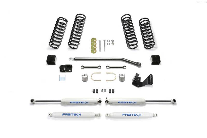 Fabtech 07-18 Jeep JK 4-Door 3in Sport Ii w/Perf Shocks Lift Springs Fabtech