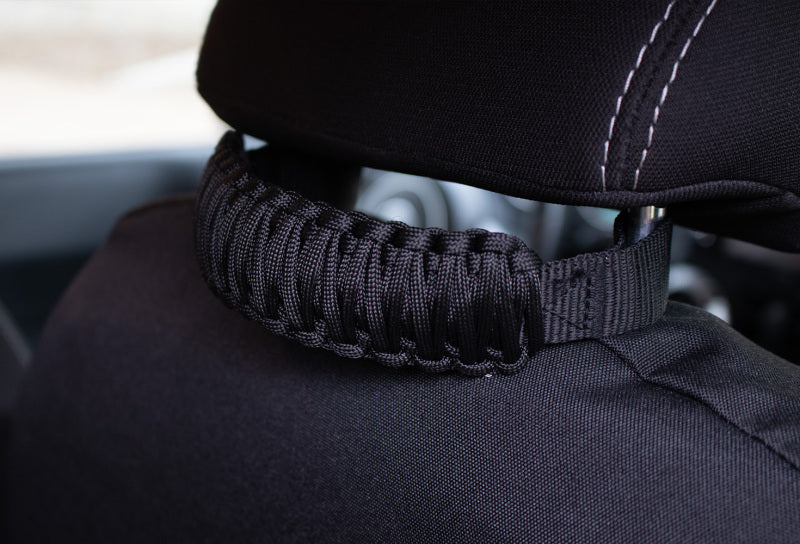 Fishbone Offroad Head Rest Paracord Grab Handles - Black Dash & Interior Trim Fishbone Offroad