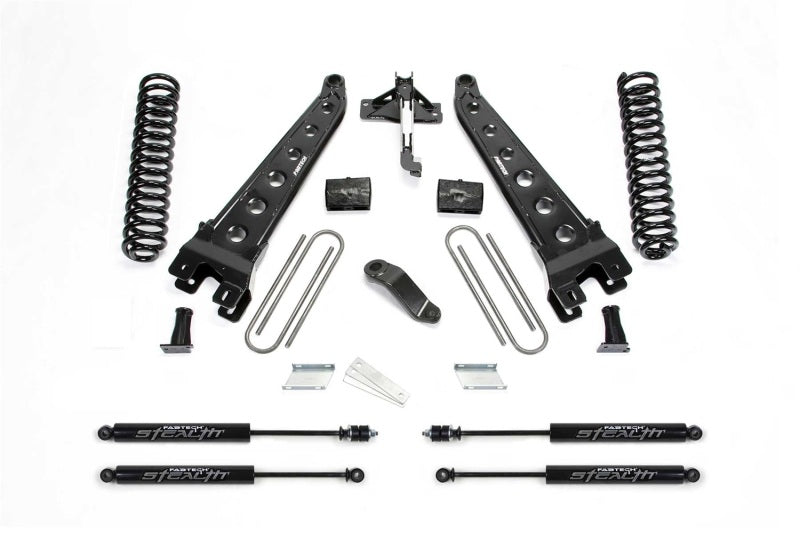 Fabtech 19-20 Ford F450/F550 4WD Diesel 6in Rad Arm Sys w/Coils & Stealth Lift Kits Fabtech