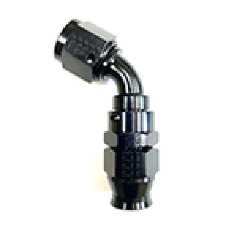 Fragola -6AN Real Street x 60 Degree 3/8 EFI Quick Disconnect Hose End Black Fittings Fragola
