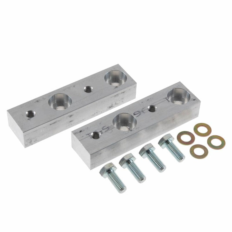 Synergy 07-18 Jeep Wrangler JK/JKU Rear Sway Bar Drop Bracket Kit Billet Alum 1.0in Drop Sway Bars Synergy Mfg