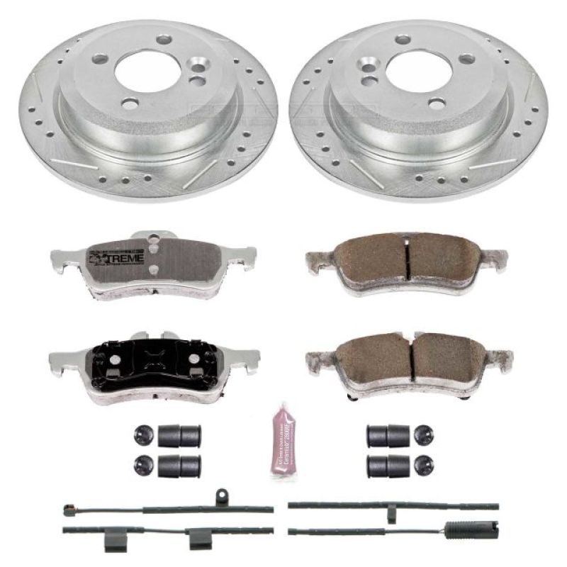 Power Stop 02-06 Mini Cooper Rear Z26 Street Warrior Brake Kit Brake Kits - Performance D&S PowerStop