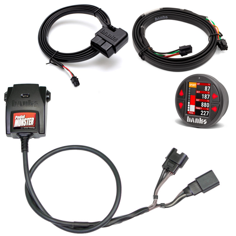 Banks Power Pedal Monster Kit Molex MX64 6-Way CONFIG 2 PM-03 w/iDash Pro 06-07 Chevy 2500/3500 Throttle Controllers Banks Power