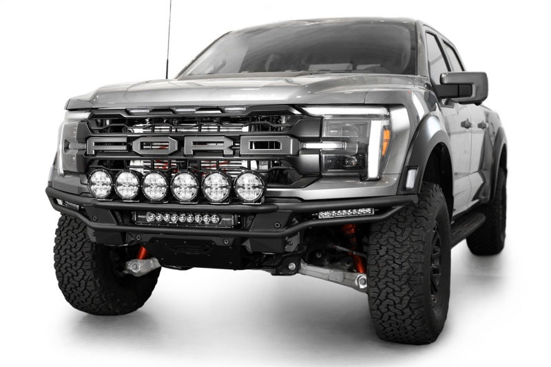 Addictive Desert Designs 2021-2024 Ford F-150 Raptor Race Series Front Bumper Light Hoop Light Mounts Addictive Desert Designs