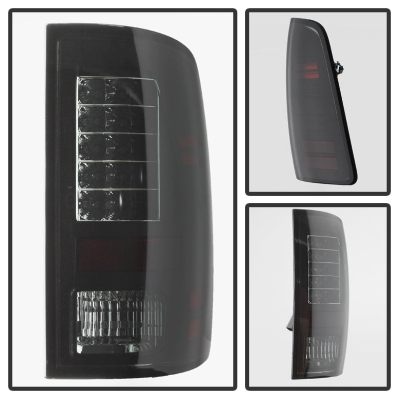Spyder Dodge Ram 1500 13-14 13-14 LED Tail Lights LED Model only - Blk Smke ALT-YD-DRAM13-LED-BSM Tail Lights SPYDER