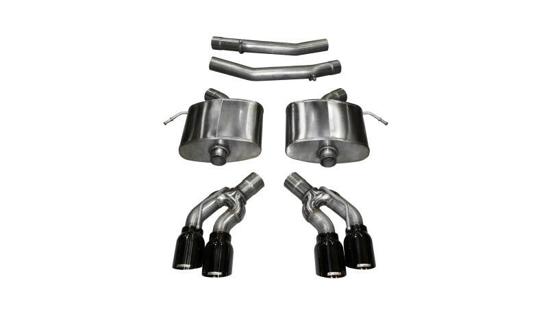 Corsa 2016-2019 Cadillac CTS V 6.2L V8 2.75in Black Xtreme Axle-Back Exhaust Axle Back CORSA Performance