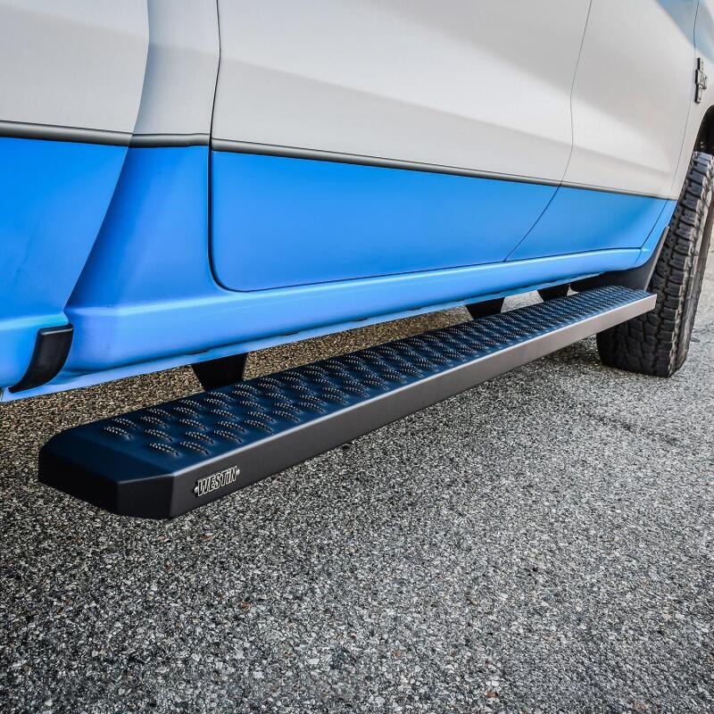 Westin Grate Steps Running Boards 90 in - Textured Black Running Boards Westin