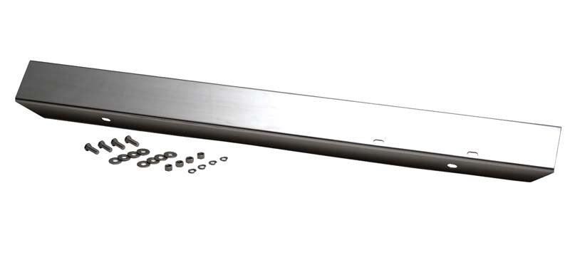 Kentrol 45-86 Jeep CJ 42 Inch Front Bumper Without Hole - Polished Silver Bumpers - Steel Kentrol