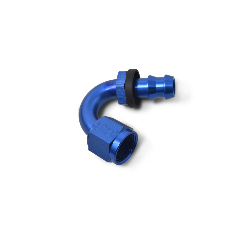 Russell Performance -6 AN Twist-Lok 150 Degree Hose End (9/16in Radius) Fittings Russell