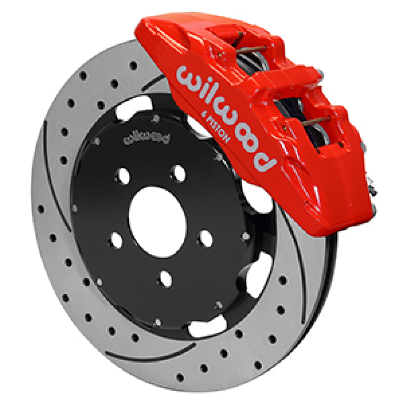 Wilwood 03-05 Dodge Neon SRT-4 Forged Dynapro 6 Big Brake Front Brake Kit 12.19 - Red Big Brake Kits Wilwood
