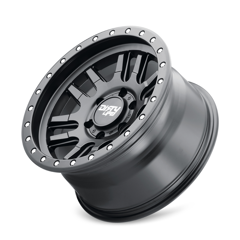 Dirty Life 9309 Canyon Pro 17x9/6x135 BP/0mm Offset/87.1mm Hub Matte Black Wheel - Beadlock Wheels - Cast Dirty Life