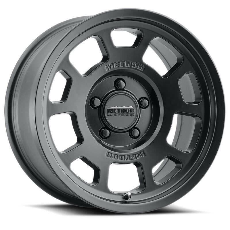 Method MR705 17x8.5 0mm Offset 8x180 130.81mm CB Matte Black Wheel Wheels - Cast Method Wheels
