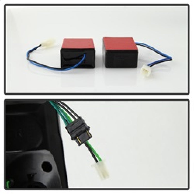 xTune 02-06 Chevrolet Avalanche LED Tail Lights - Black Smoke (ALT-JH-CAV02-LED-BSM) Tail Lights SPYDER