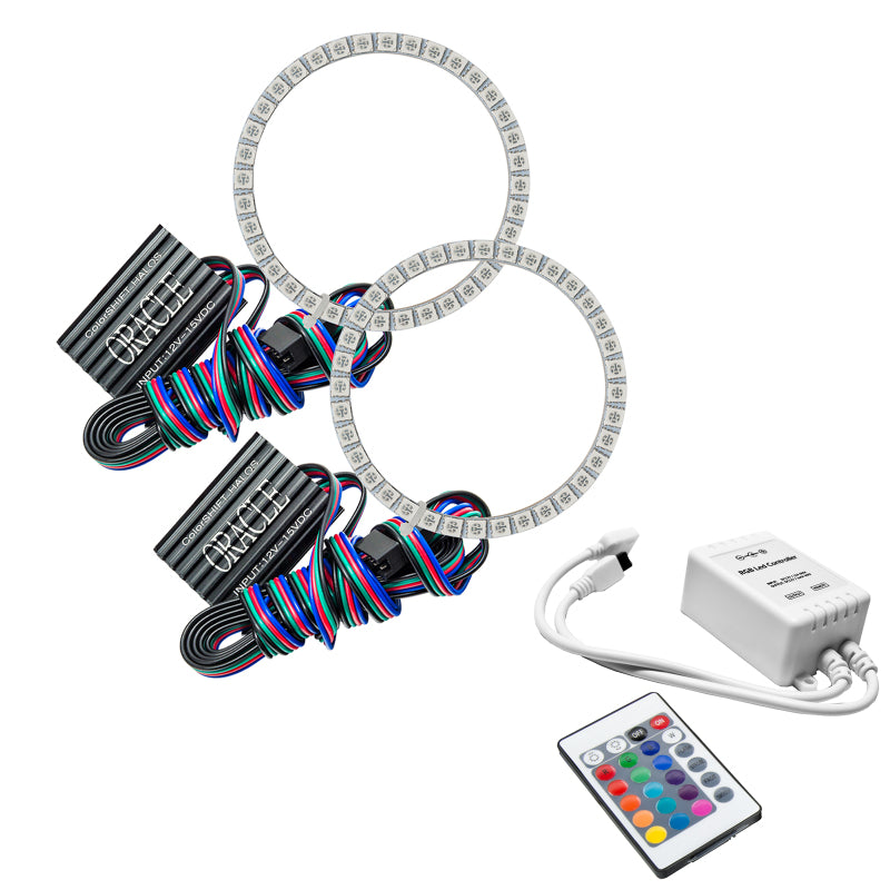 Oracle Toyota Tacoma 16-18 Halo Kit - ColorSHIFT w/ Simple Controller Headlights ORACLE Lighting