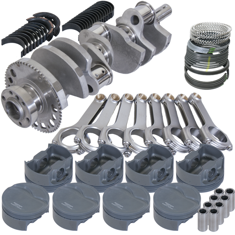 Eagle Chevy LS2 4.000in Crank 58 Tth Reluctor 6.125in H-Beam -14cc 4.005in Pistons Rotating Assembly Rotating Assemblies Eagle