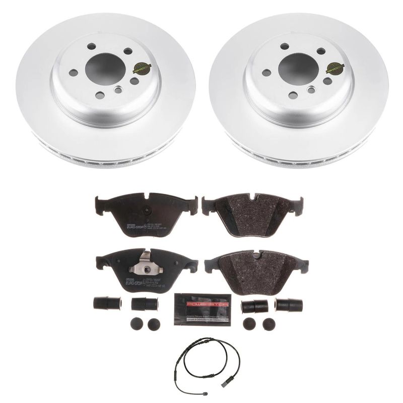 Power Stop 14-16 BMW 535d Front Euro-Stop Brake Kit Brake Kits - OE PowerStop