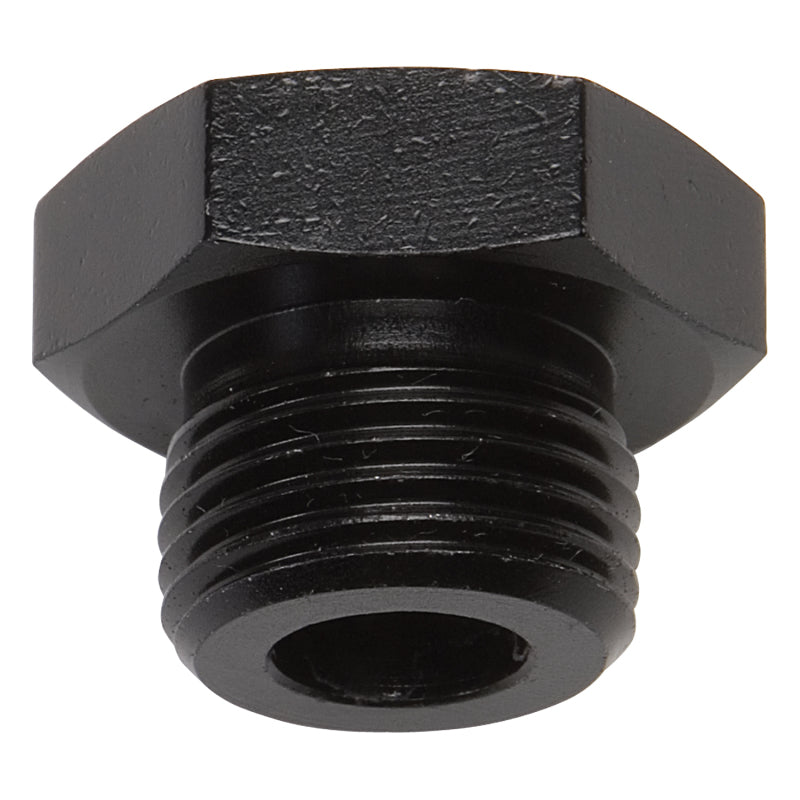 Russell Performance -8 AN Straight Thread Plug (Black) Fittings Russell