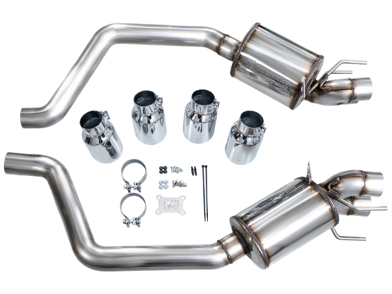 AWE Tuning C6 Chevrolet Corvette Z06/ZR1 Touring Edition Axle-Back Exhaust w/ Chrome Silver Tips Axle Back AWE Tuning