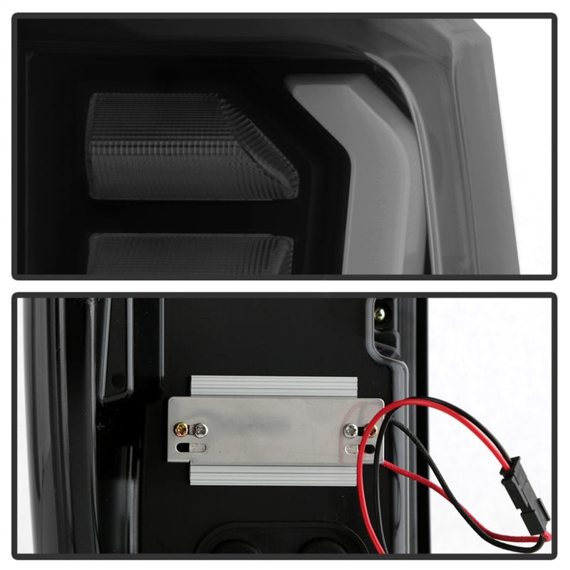 Spyder GMC Sierra 19-20 Incandescent Bulb Model Only LED Tail Lights-Black Smoke ALT-YD-GS19-LED-BSM Tail Lights SPYDER