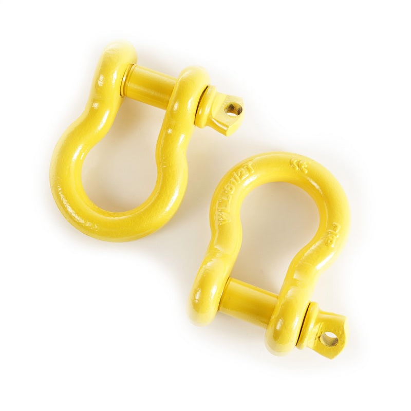 Rugged Ridge Yellow 7/8in D-Rings Shackle Kits Rugged Ridge