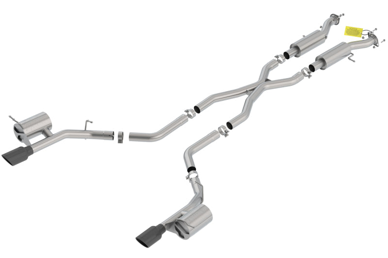 Borla 18-20 Dodge Durango SRT 6.2L V8 2.75in ATAK SS Catback Exhaust w/ BLK Chrome Tips Catback Borla