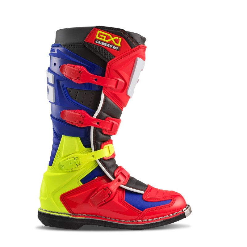 Gaerne GX1 Boot Red Multi Size - 8 Motorcycle Boots Gaerne
