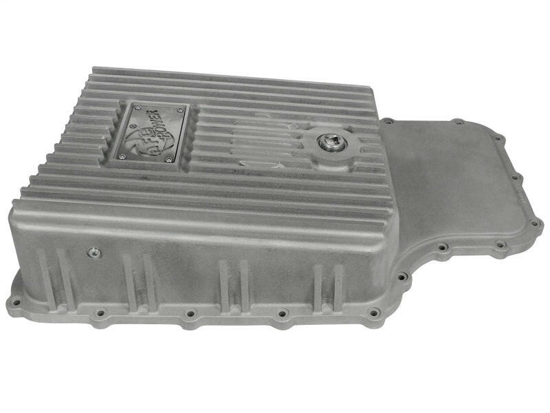 aFe Transmission Pan (Raw); Ford Trucks 6R140 11-14 V8-6.7L (td) Diff Covers aFe