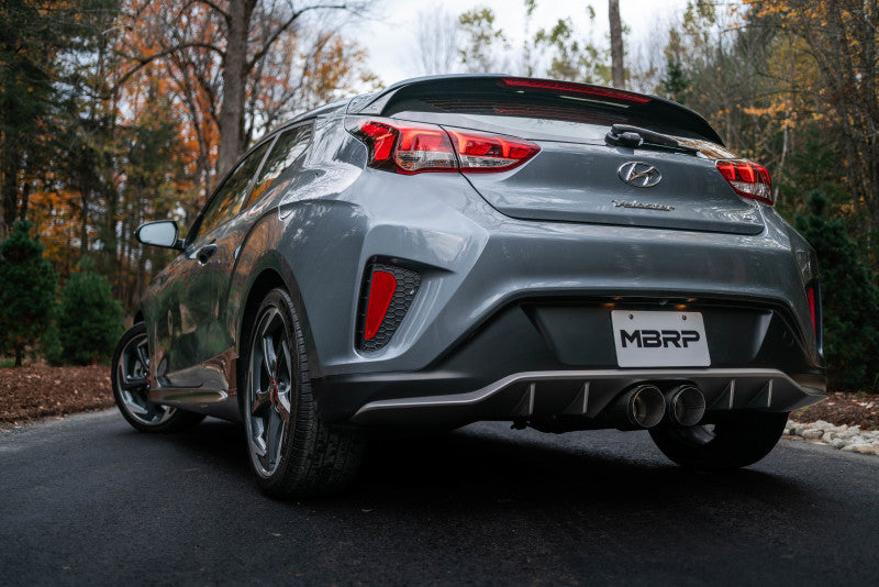 2019+ MBRP Hyundai Veloster Turbo Cat Back - Aluminized Catback MBRP