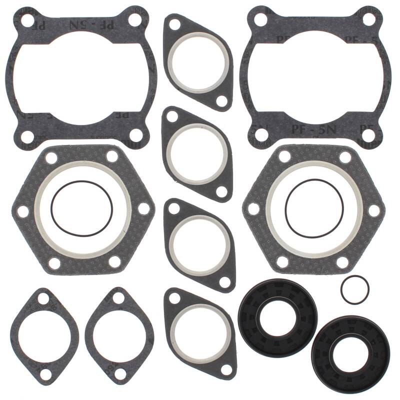 Vertex Gaskets 91-99 Polaris Sport 440 Complete Gasket Kit w/ Oil Seals Engine Hardware Vertex Pistons