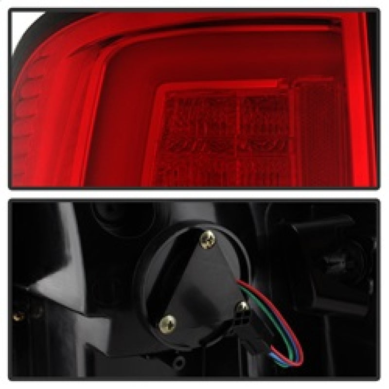 Spyder 13-14 Dodge Ram 1500 LED Tail Lights - Red Clear ALT-YD-DRAM13V2-LED-RC Tail Lights SPYDER