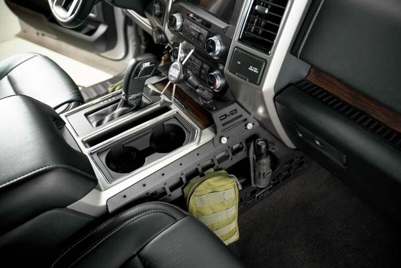 DV8 Offroad 15-20 Ford F150 / 17-21 Ford F250/F350 Center Console Molle Panels & Device Mount Exterior Trim DV8 Offroad