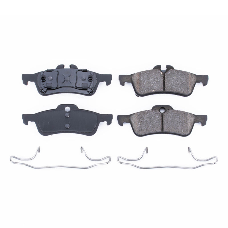Power Stop 04-08 Mini Cooper Rear Z17 Evolution Ceramic Brake Pads w/Hardware Brake Pads - OE PowerStop