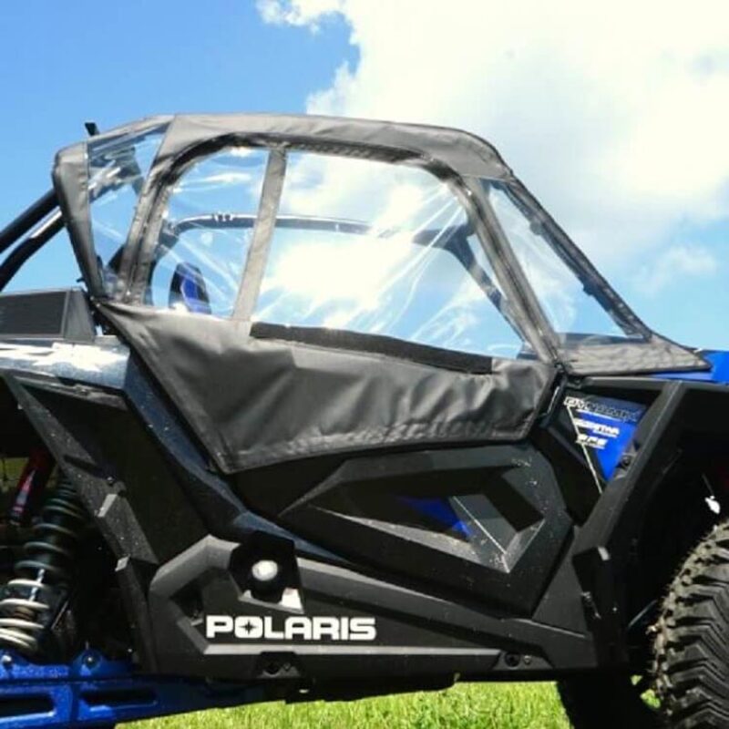 Seizmik 18-21 Polaris RZR Turbo S Soft Doors w/ Zippers Kit Doors Seizmik