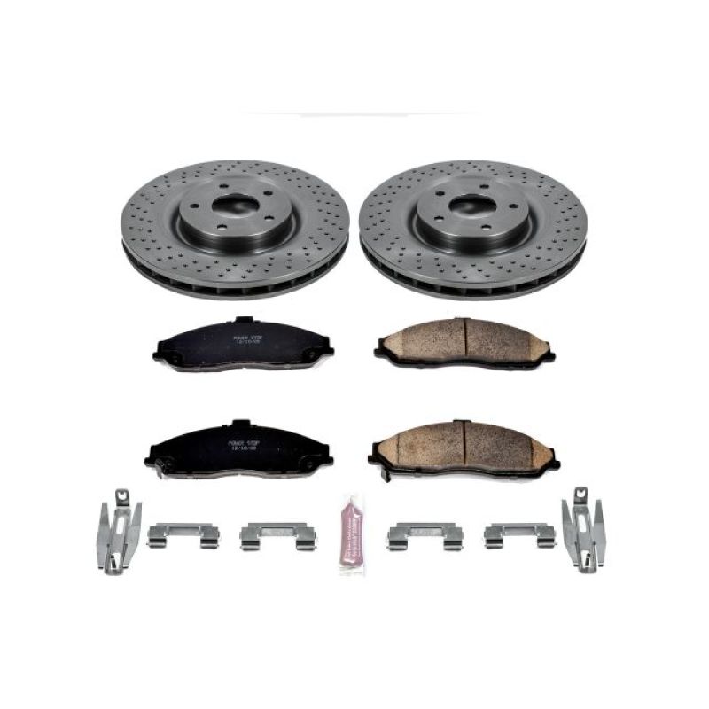 Power Stop 06-09 Cadillac XLR Front Autospecialty Brake Kit Brake Kits - OE PowerStop