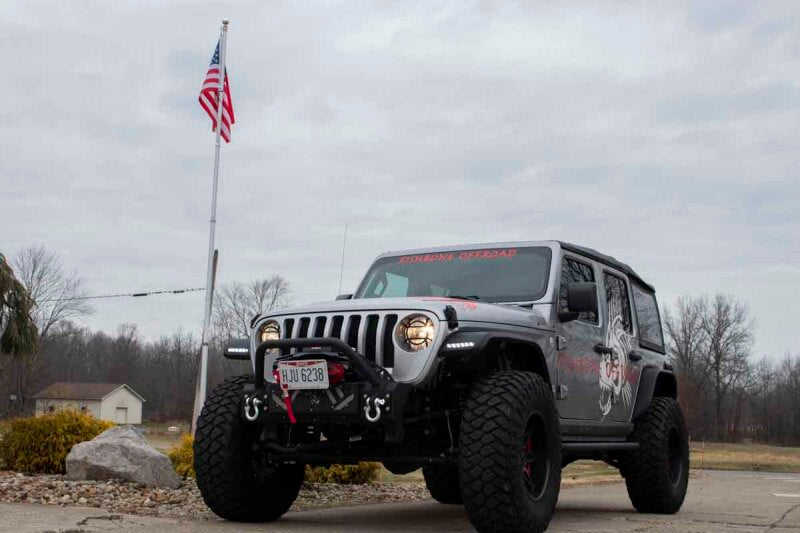 Fishbone Offroad 07-18 Jeep Wrangler JK Barracuda Bull Bar (use w/ FB22341) Bumpers - Steel Fishbone Offroad