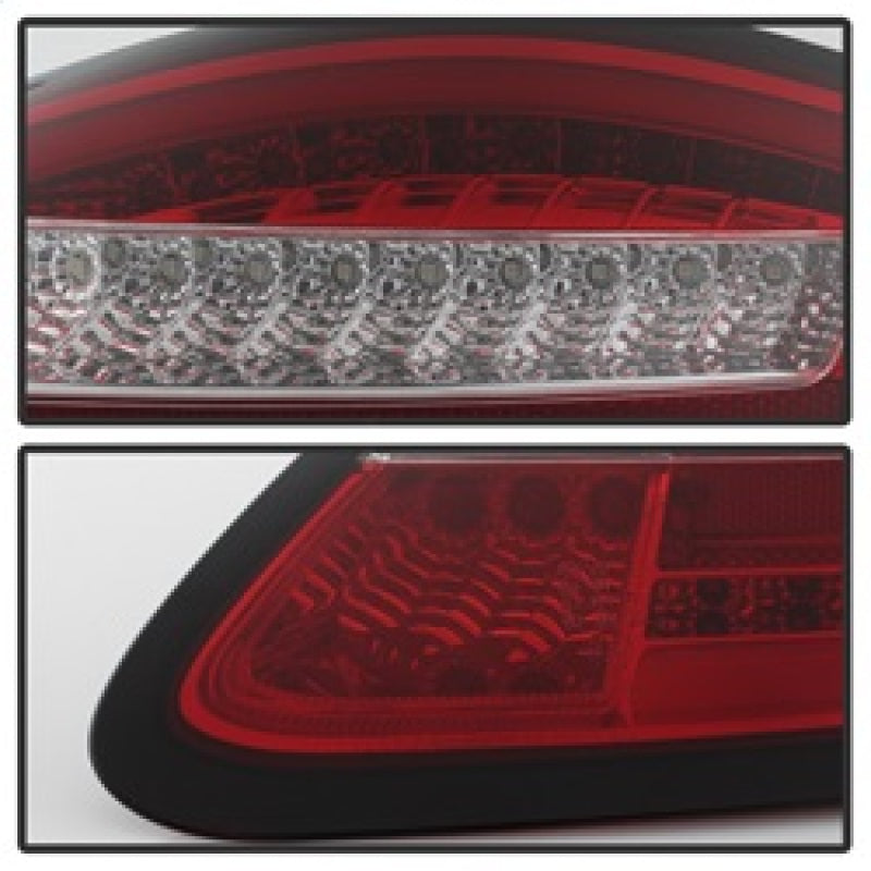 Spyder Porsche 987 Cayman 06-08 / Boxster 05-08 LED Tail Lights - Red Clear ALT-YD-P98705-LED-RC Tail Lights SPYDER