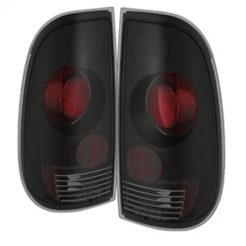 Spyder Ford F150 Styleside 97-03/F250/350/450/550 Euro Style Tail Lights Blk Smke ALT-YD-FF15097-BSM Tail Lights SPYDER