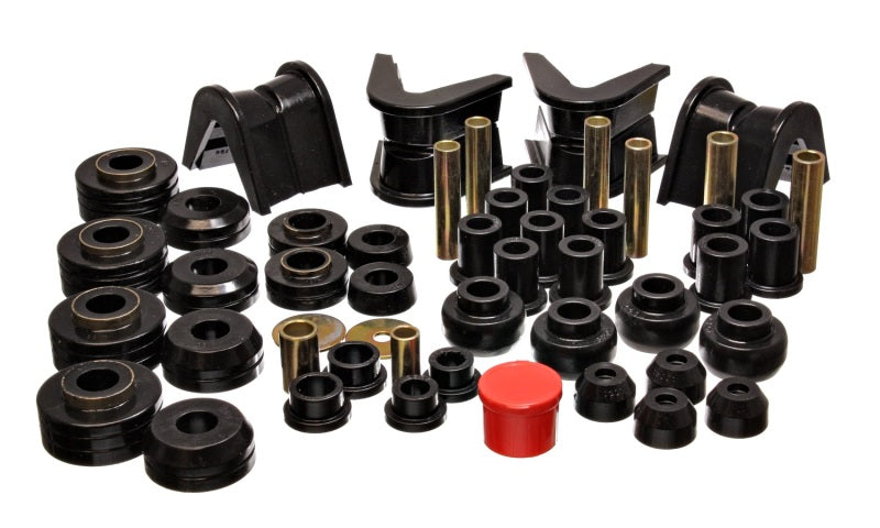 Energy Suspension 73-79 Ford F-150 Pickup 4WD Black Hyper-flex Master Bushing Set Bushings - Full Vehicle Kits Energy Suspension