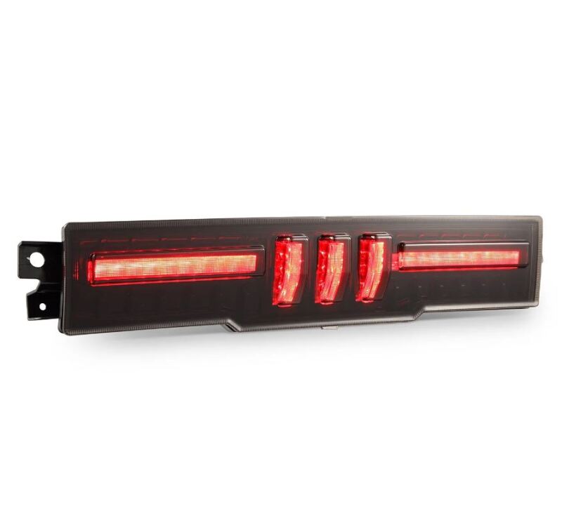 AlphaRex 21-24 Toyota GR86 / 21-24 Subaru BRZ NOVA-Series Prismatic LED Fourth Brake Light Blk Smoke Brake Lights AlphaRex
