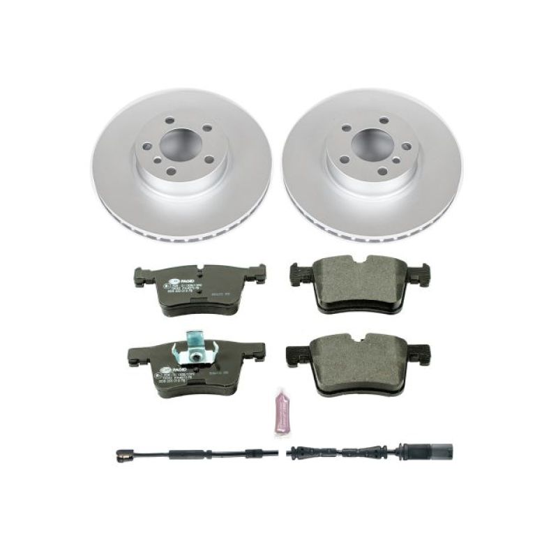 Power Stop 11-17 BMW X3 Front Euro-Stop Brake Kit Brake Kits - OE PowerStop