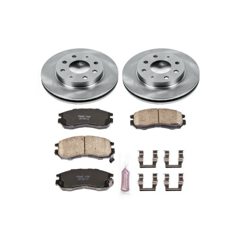 Power Stop 93-95 Eagle Summit Front Autospecialty Brake Kit Brake Kits - OE PowerStop