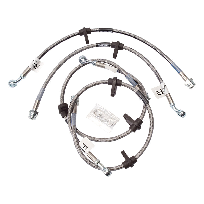 Russell Performance 92-95 Honda Civic (All with rear discs/ no ABS) Brake Line Kit Brake Line Kits Russell