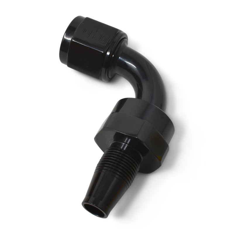 Russell Performance -6 AN 90 Degree Hose End Without Socket - Black Fittings Russell