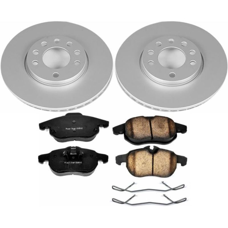 Power Stop 03-11 Saab 9-3 Front Z23 Evolution Sport Coated Brake Kit Brake Kits - Performance D&S PowerStop