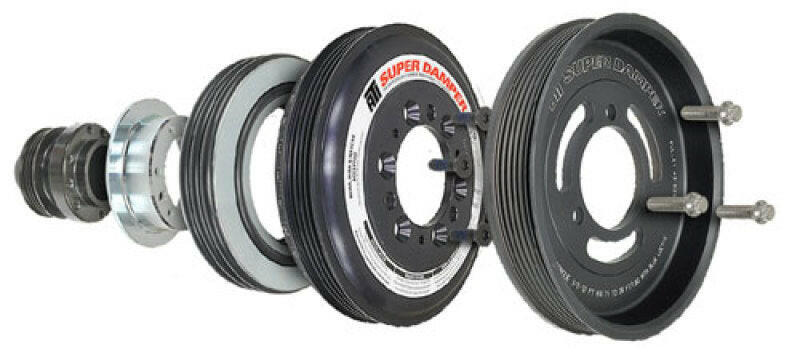 ATI Damper - 7.525in - Alum - 4 & 3 Grv - GM L86 6.2 V8 Crankshaft Dampers ATI