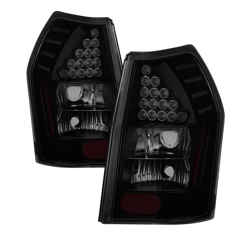 xTune Dodge Magnum 05-08 LED Tail Lights - Black Smoked ALT-JH-DMAG05-LED-BSM Tail Lights SPYDER