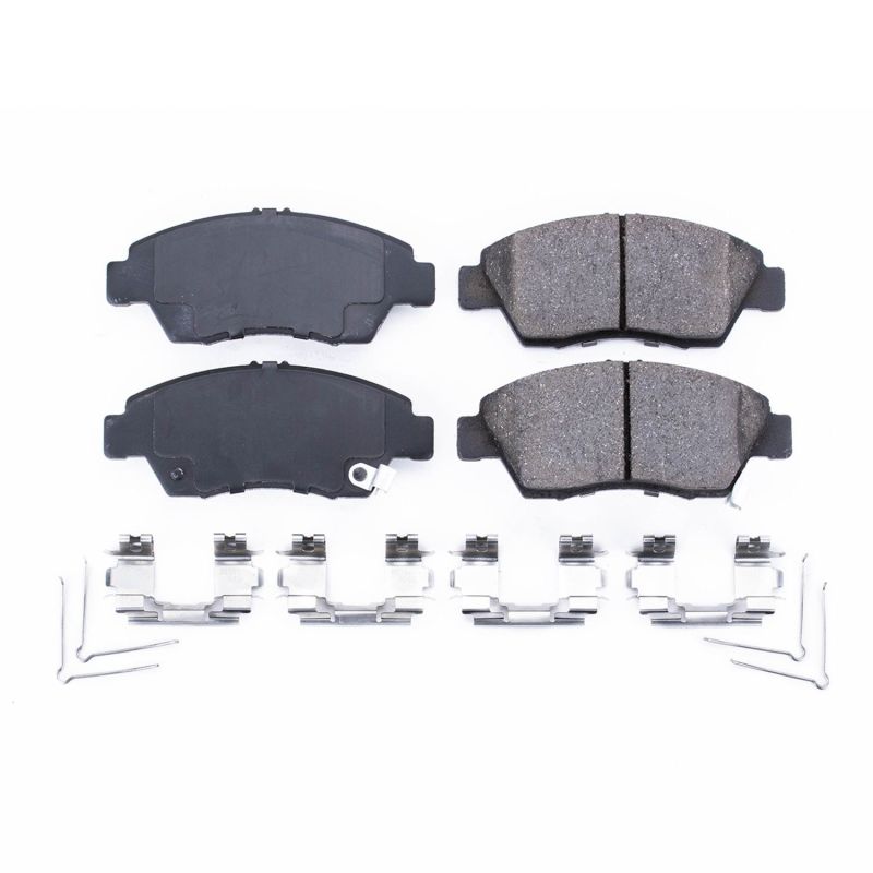 Power Stop 13-14 Acura ILX Front Z17 Evolution Ceramic Brake Pads w/Hardware Brake Pads - OE PowerStop