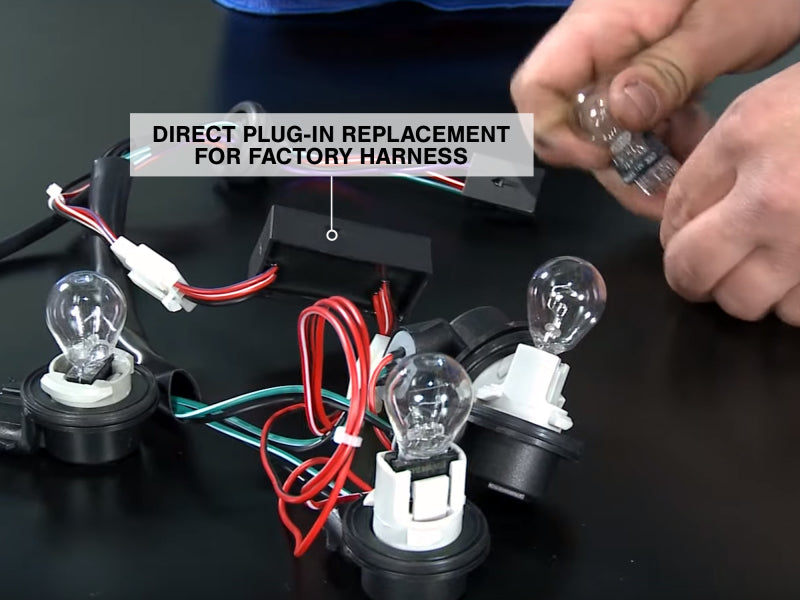 Raxiom 96-04 Ford Mustang Excluding 99-01 Cobra Sequential Tail Light Kit (Plug-and-Play Harness) Tail Lights Raxiom