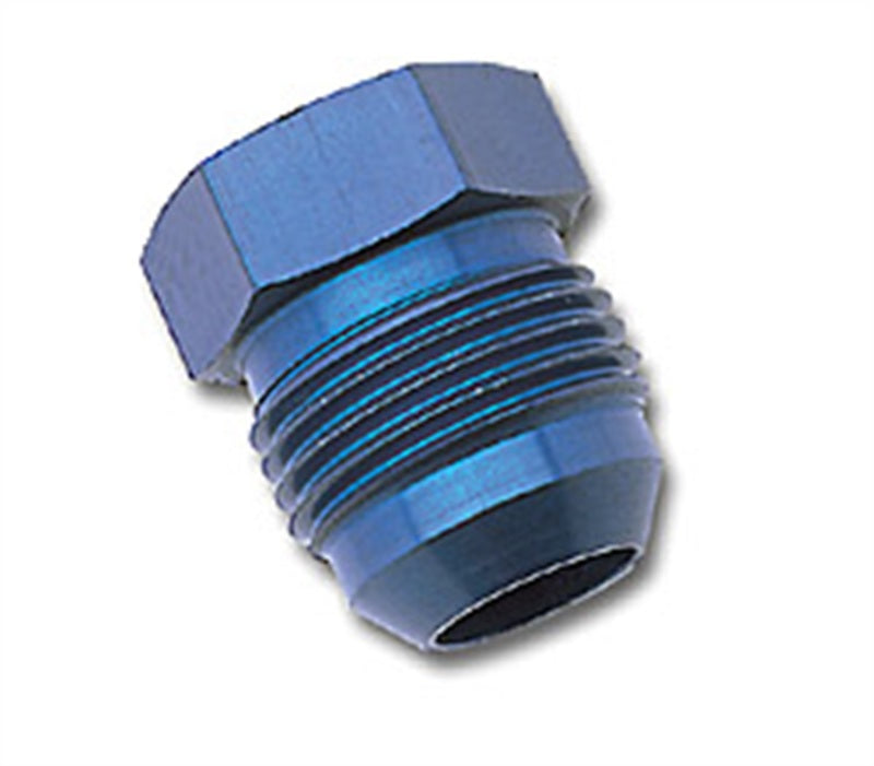 Russell Performance -6 AN Flare Plug (Blue) Fittings Russell